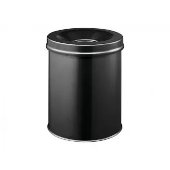 Round Steel Bin Durable 3305-01 15L