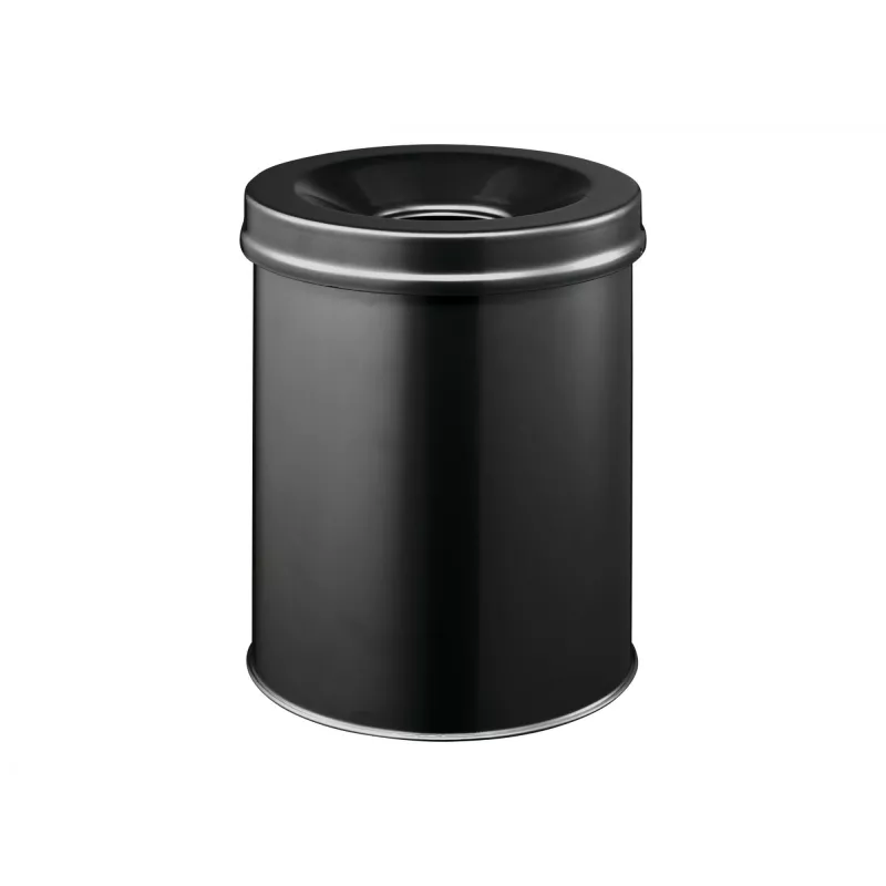 Round Steel Bin Durable 3305-01 15L