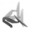 Monitor Arm up up Economical Interactive Counterbalance Dual Monitor Arm Matte Black VESA 75x75/100x100
