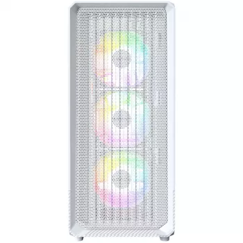 PC Case Montech X5 Midi Tower White ATX 3x140mm Fans