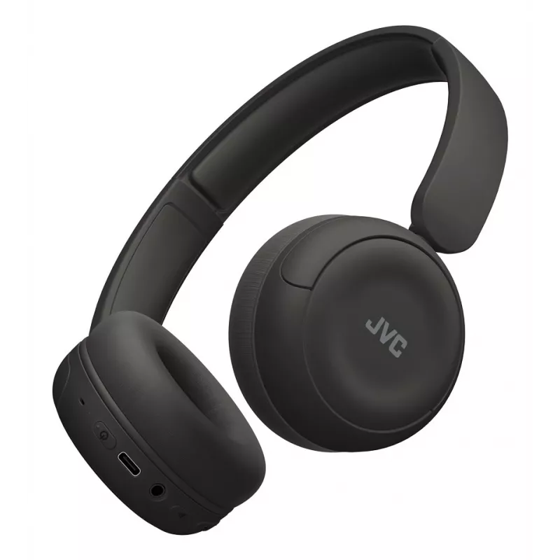 Headset JVC HA-S59W — wired & wireless Bluetooth, USB‑C, supra-aural, 20–20000 Hz, 1.2 m cable, 148 g, black