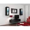 Cama TV stand VIGO 140 30/140/40 black/black gloss