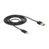 USB Cable DeLOCK 83850 USB 2.0 2m USB A Micro-USB B Black