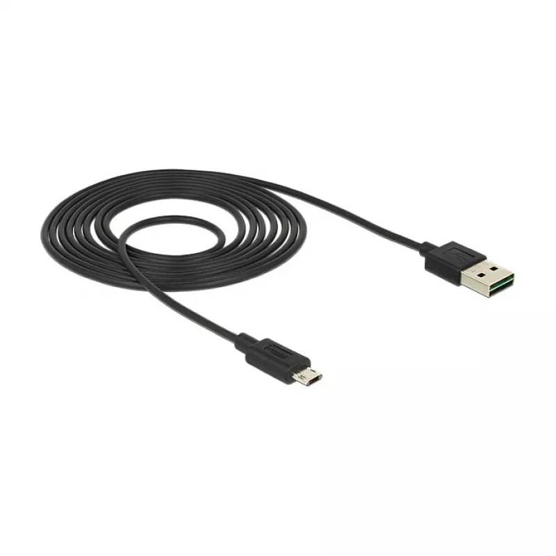 USB Cable DeLOCK 83850 USB 2.0 2m USB A Micro-USB B Black