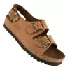 Scholl Air Bag Back Strap Comfortable Sandals Brown 36