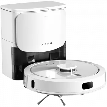 AENO Robot Vacuum Cleaner RC4S: wet & dry cleaning, smart control AENO App, HEPA filter, 2-in-1 tank