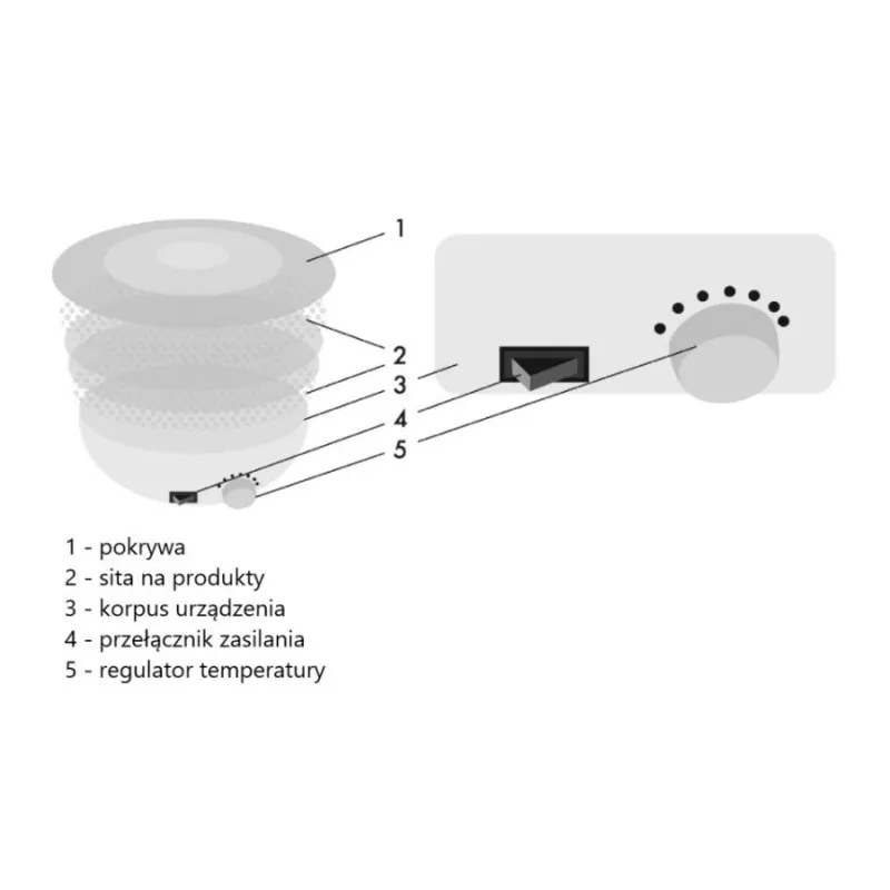 MAESTRO MR-765 Mushrooms and fruits dehydrator