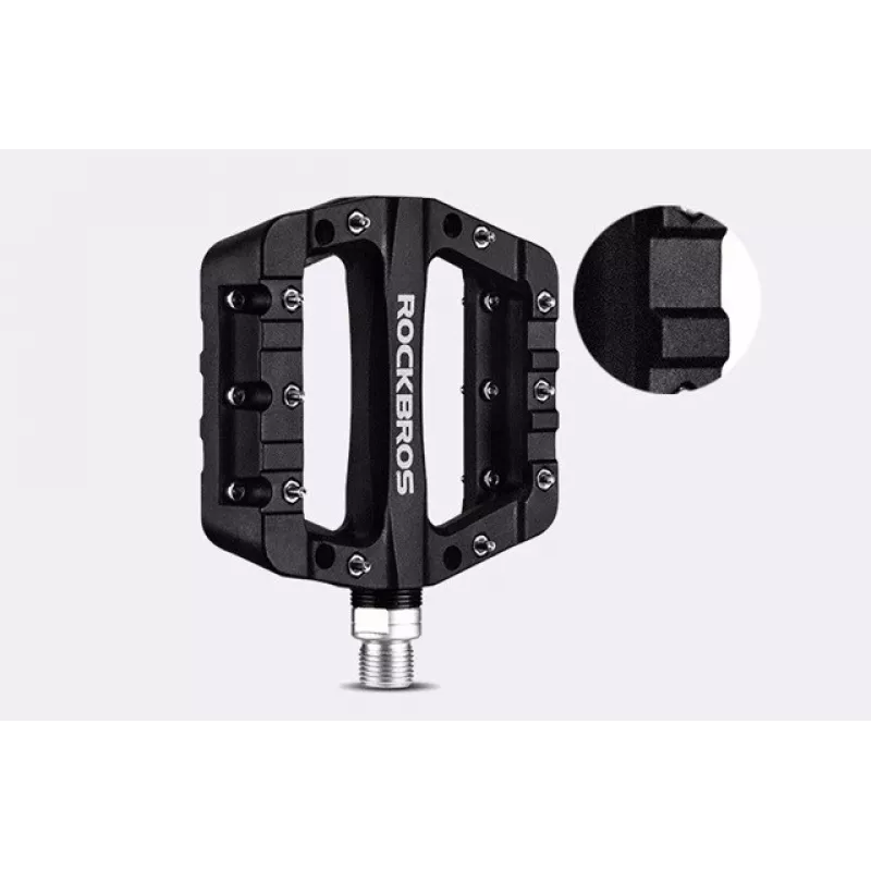 Rockbros 2017-12CBK Nylon cycle pedal set - Black