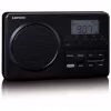 Portable radio Lenco MPR-035BK — FM/AM, mains and battery power, 2.5 inch LCD, 20 FM presets, 3.5 mm output