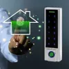 Qoltec 52448 Code lock TITAN with fingerprint reader | RFID | BT 4.0 |Code | Card | key fob | Doorbell| IP68 | EM