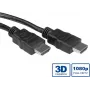 VALUE - Video-/Audio-/Network Cable - HDMI - HDMI, 19-pin (M) - HDMI, 19-pin (M) - 1 m - Shielded - Black (11.99.5731)