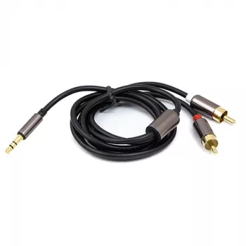 Audio Cable 3.5mm - 2x RCA, 1m
