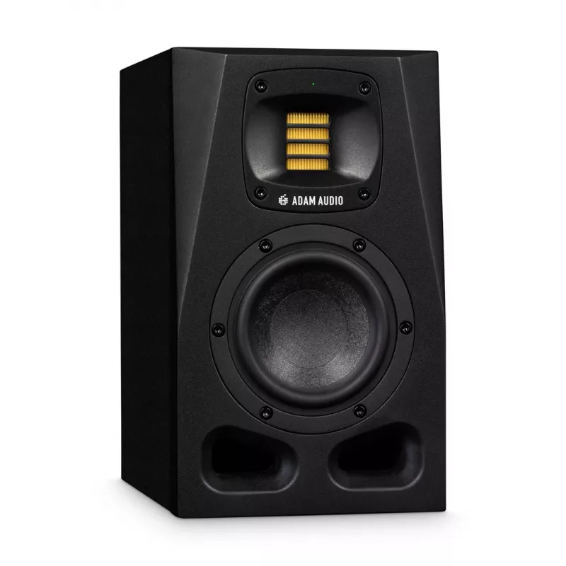 Studio monitors ADAM AUDIO A4V Black, 2-way, 90W RMS, 4 inch woofer, LED display, rack-mountable