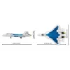 Construction Set Cobi SU-57 Felon, 928 pieces – Cobi model COBl-5909