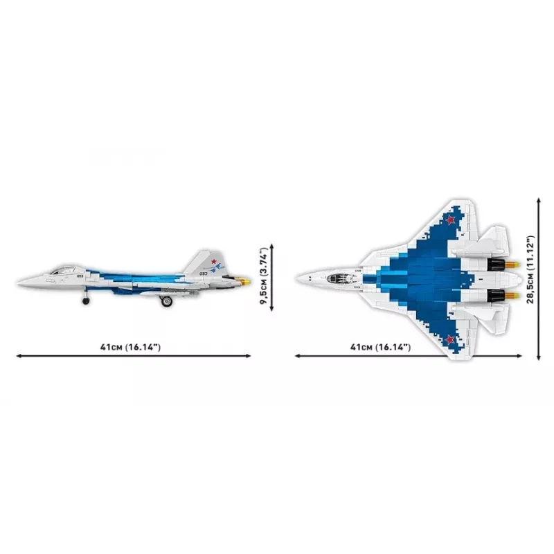 Construction Set Cobi SU-57 Felon, 928 pieces – Cobi model COBl-5909