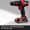 Einhell TE-CD 18/44 Li-i 24000 RPM 1.59 kg Black, Red