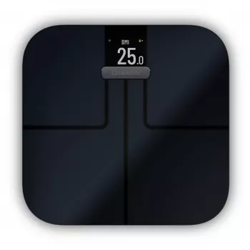 Electronic personal scale GARMIN Index S2 — black, max 181.4 kg, Wi‑Fi/Bluetooth, body composition