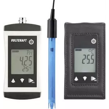 VOLTCRAFT KBM-110 + TG-400 pH-Measuring Instrument Redox (ORP), temperature, pH Value