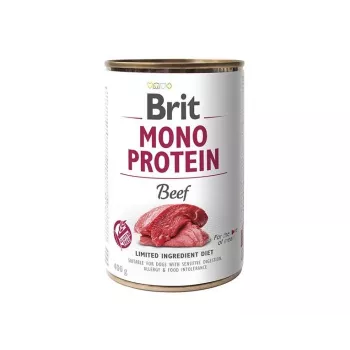 BRIT Mono Protein Beef - wet dog food - 400 g