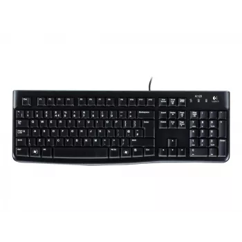 Desktop MK120, wired, USB, QWERTZ, black, mouse included