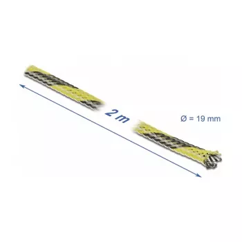 Cable Sleeve DeLOCK 20742 Black Yellow