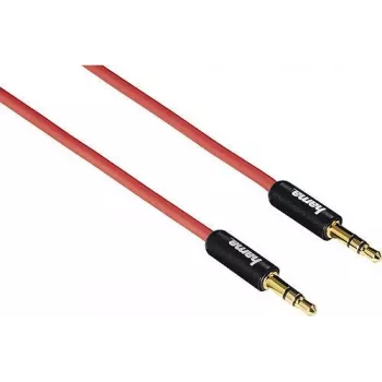 Hama 1m 3.5mm/3.5mm audio cable Red