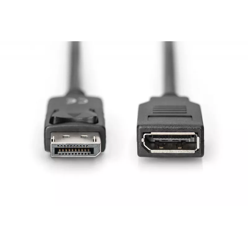 Digitus ASSMANN - DisplayPort-Extension Cable - DisplayPort (M) - DisplayPort (W) - 2 m (DisplayPort 1.2) - Moulded - Black (AK-340200-020-S)