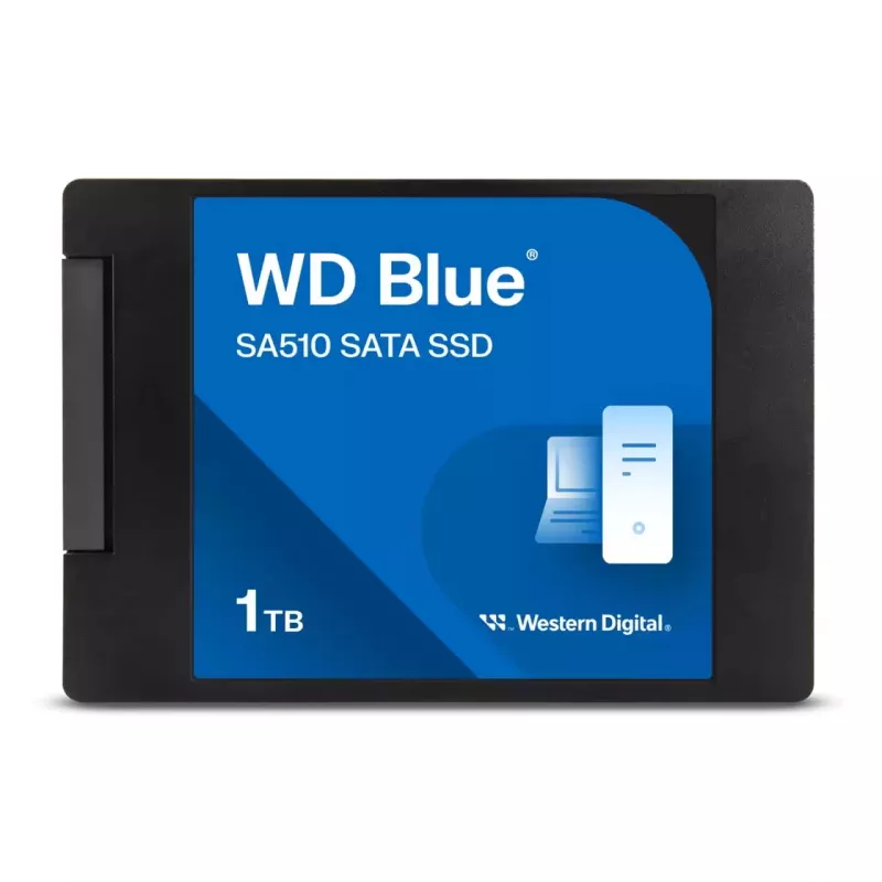 WD Blue SA510 - SSD - 1TB - intern - 2.5 (6,4 cm) - SATA 6Gb/s (WDBB8H0010BNC-WRSN)
