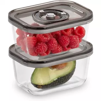 Vacuum containers Caso VacuBoxx Eco-Duo S transparent, set of 2