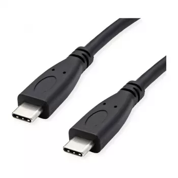 ROLINE RM USB 3.2 Gen 2 Cable, C-C, ST/ST, 4K UHD-1, 10Gbit/s, Emark, 100W, black, 1 m
