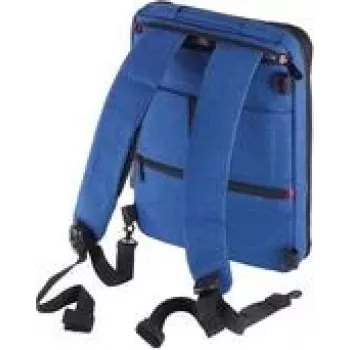 City backpack TROIKA SAFTSACK Blue — polyester, 270×53×365 mm