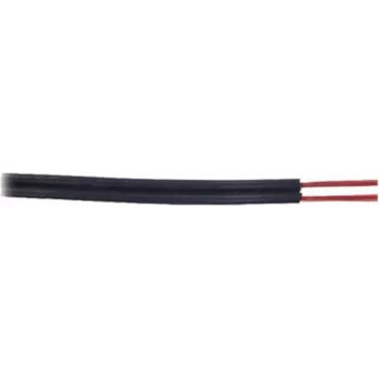 Speaker cable ShiverPeaks 21106-CCA 2x0.75 mm² CCA black 100 m