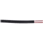 Speaker cable ShiverPeaks 21106-CCA 2x0.75 mm² CCA black 100 m