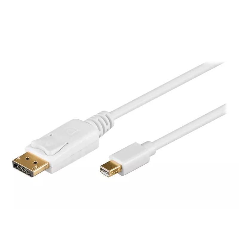 Wentronic Goobay DisplayPort zu mini DisplayPort Adapter Cable 1.2, 1 m - Mini DisplayPort-Plug > DisplayPort-Plug (52858)