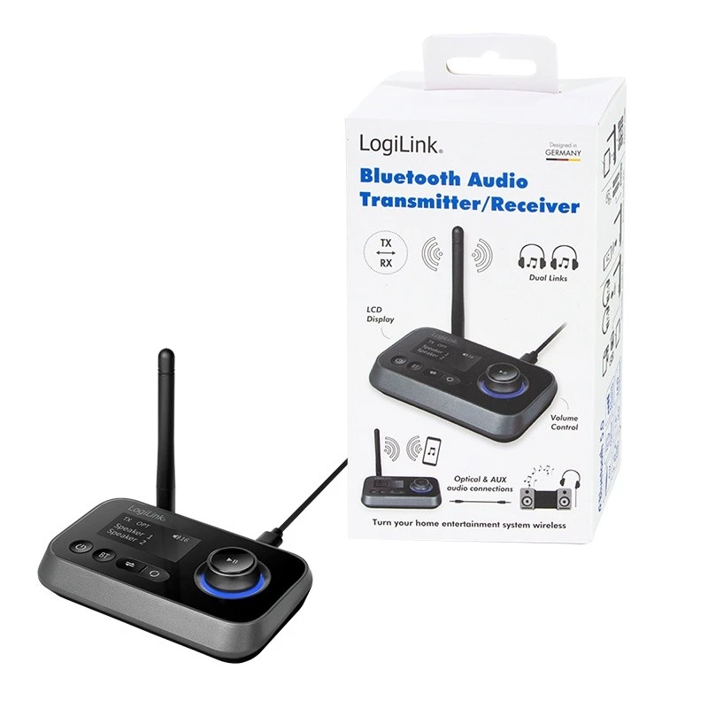 LogiLink BT0062 Bluetooth Audio Transmitter/receiver BT 5.0 10 M Range