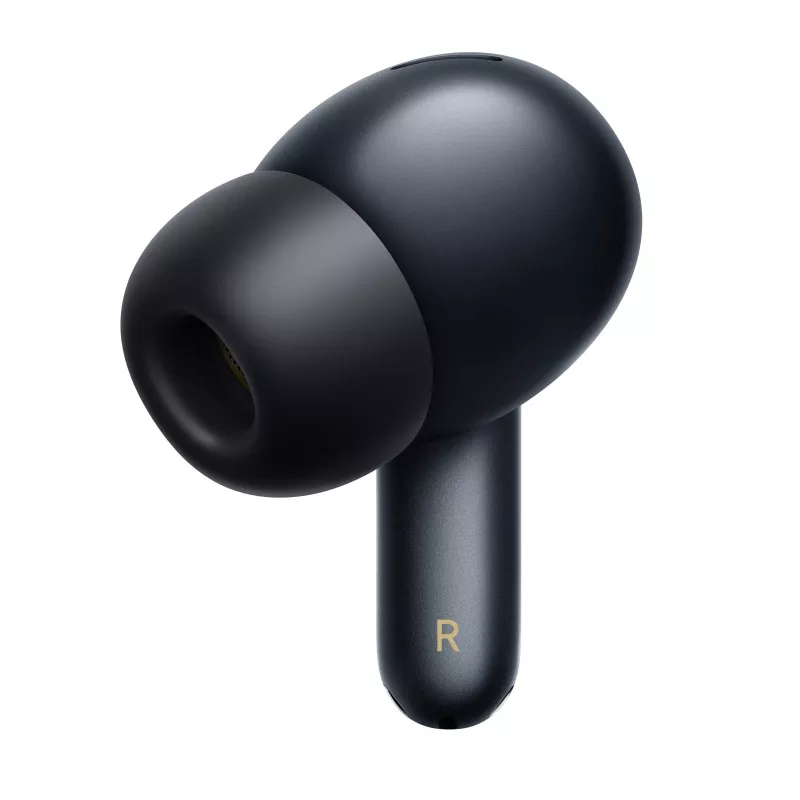 Headset Xiaomi Buds 6 Pro — binaural in-ear wireless earbuds, Bluetooth 5.3, ANC, IP54, 36 h with case, wireless charging, USB-C, Space Black