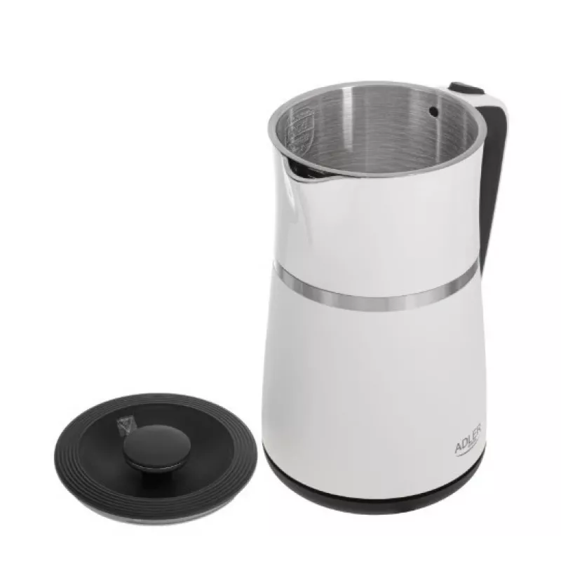 Electric kettle Adler 1.7l 1355w white double wall