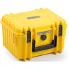 B&W Cases type 2000 Yellow Polypropylene Dust Shock Splash Resistant