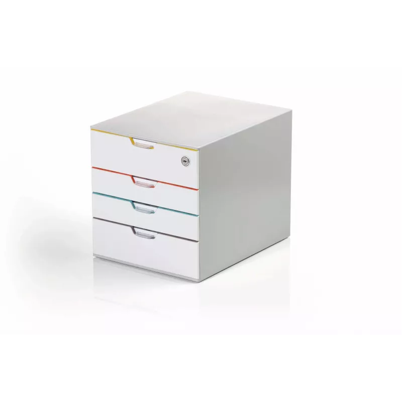 Durable VARICOLOR MIX 4 SAFE Grey Plastic 4 Drawers