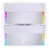 Jonsbo HX6280 CPU cooler, PWM, RGB - 130mm, white