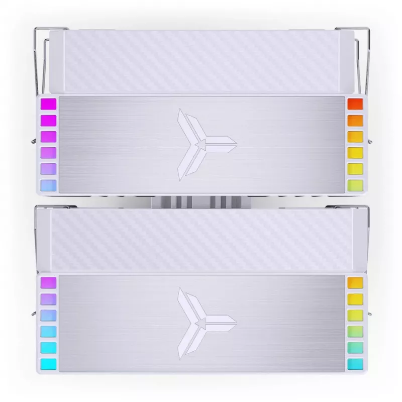 Jonsbo HX6280 CPU cooler, PWM, RGB - 130mm, white