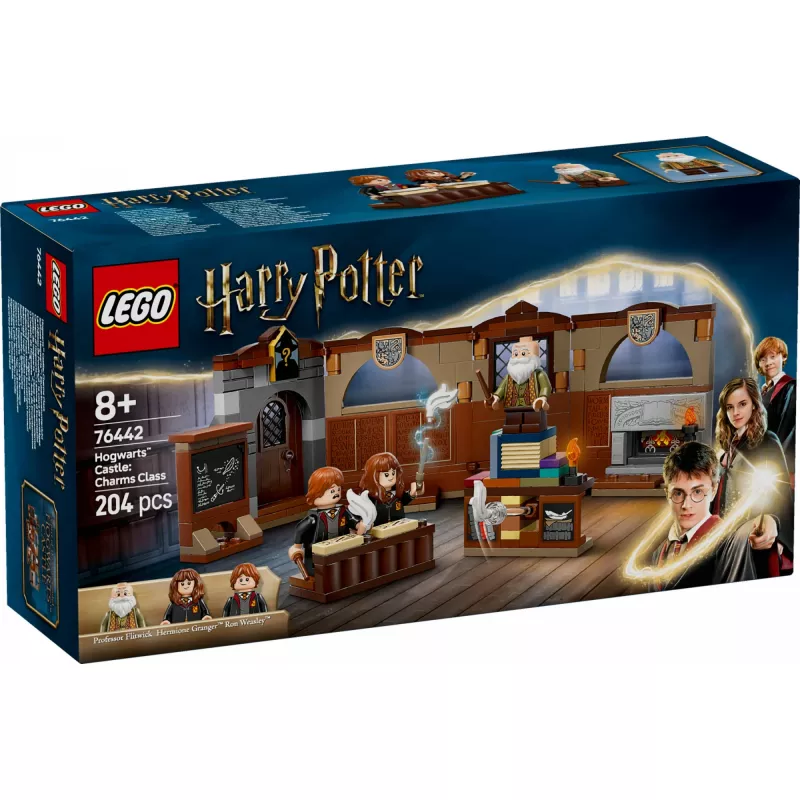 Building set LEGO Harry Potter Hogwarts Castle Charms Class 76442 — 204 pieces, 3 minifigures, for ages 8+