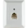 Socket outlet ShiverPeaks 74220 1x8 surface mount — single UAE-style 8 A outlet, surface-mounted