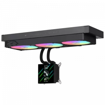 Gamemax CPU Liquid Cooler | GLACIER 360 LCD BK | Intel, AMD