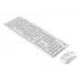 Logitech MK295 Silent - Keyboard-and-Mouse-Set - Wireless - 2.4 GHz - Italian - Off White