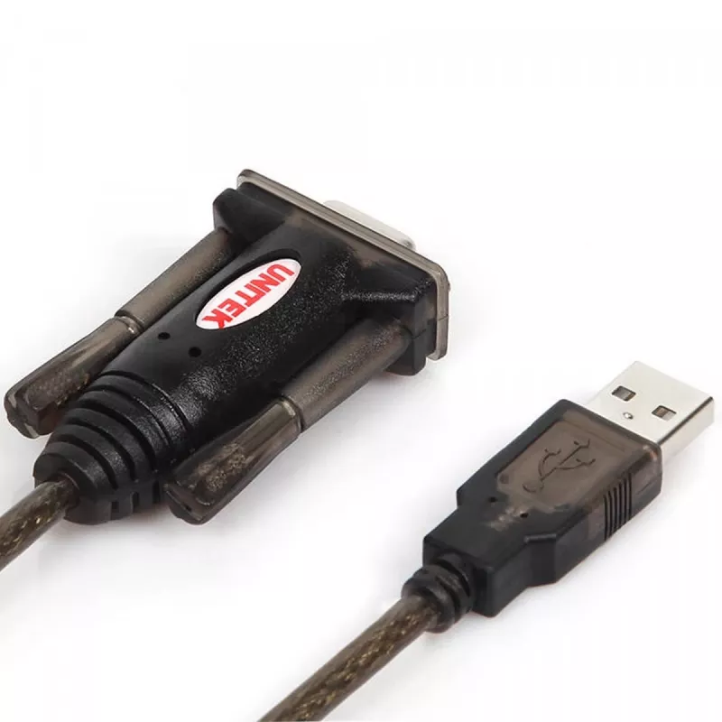 UNITEK Y-105 serial cable Black 1.5 m USB Type-A DB-9