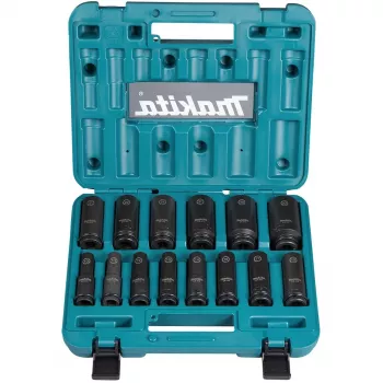 Makita E-16586 impact socket Impact socket set Black, Green