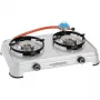 gas stove Camping Cook CV (Grey, two-burner stove)