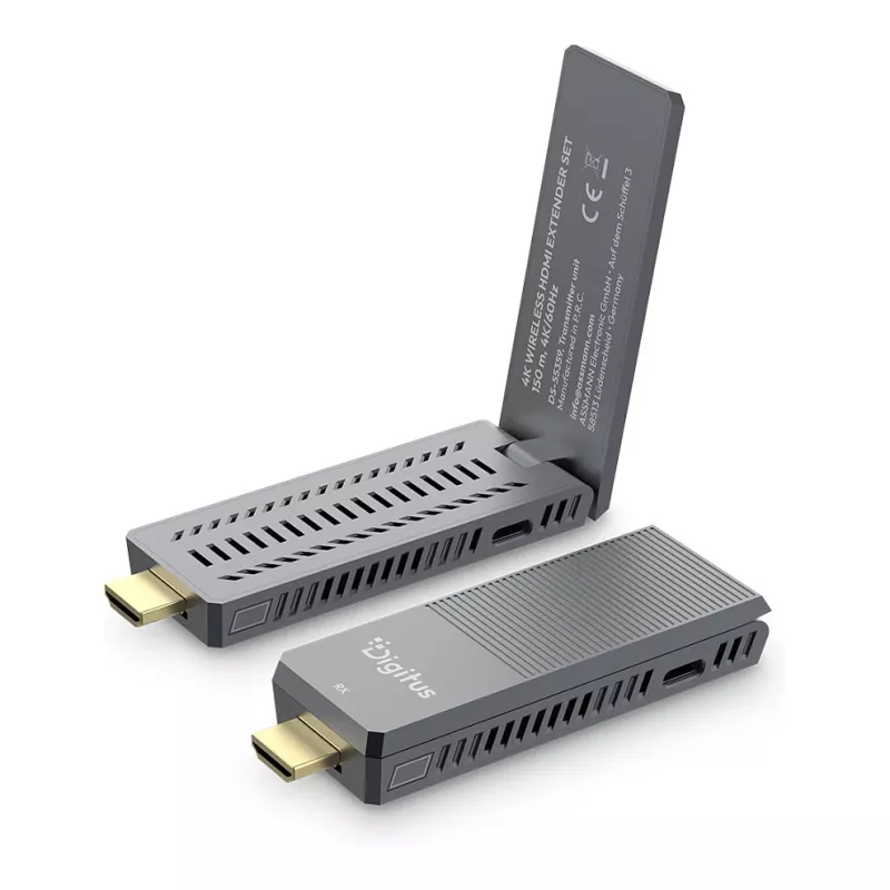 Wireless HDMI Extender Set DIGITUS DS-55359 — 4K/60Hz, 150 m, AV transmitter & receiver