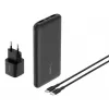 Belkin BoostCharge - Powerbank + AC-Power Supply - 10000 mAh - PD - 3 Output Ports (24 pin USB-C, 2 x USB)